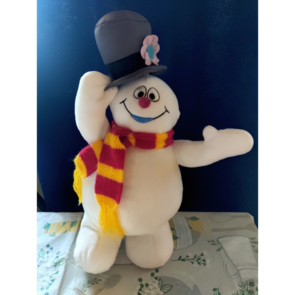 Hallmark Frosty The Snowman Musical Dancing Turning Plush Christmas Toy Works